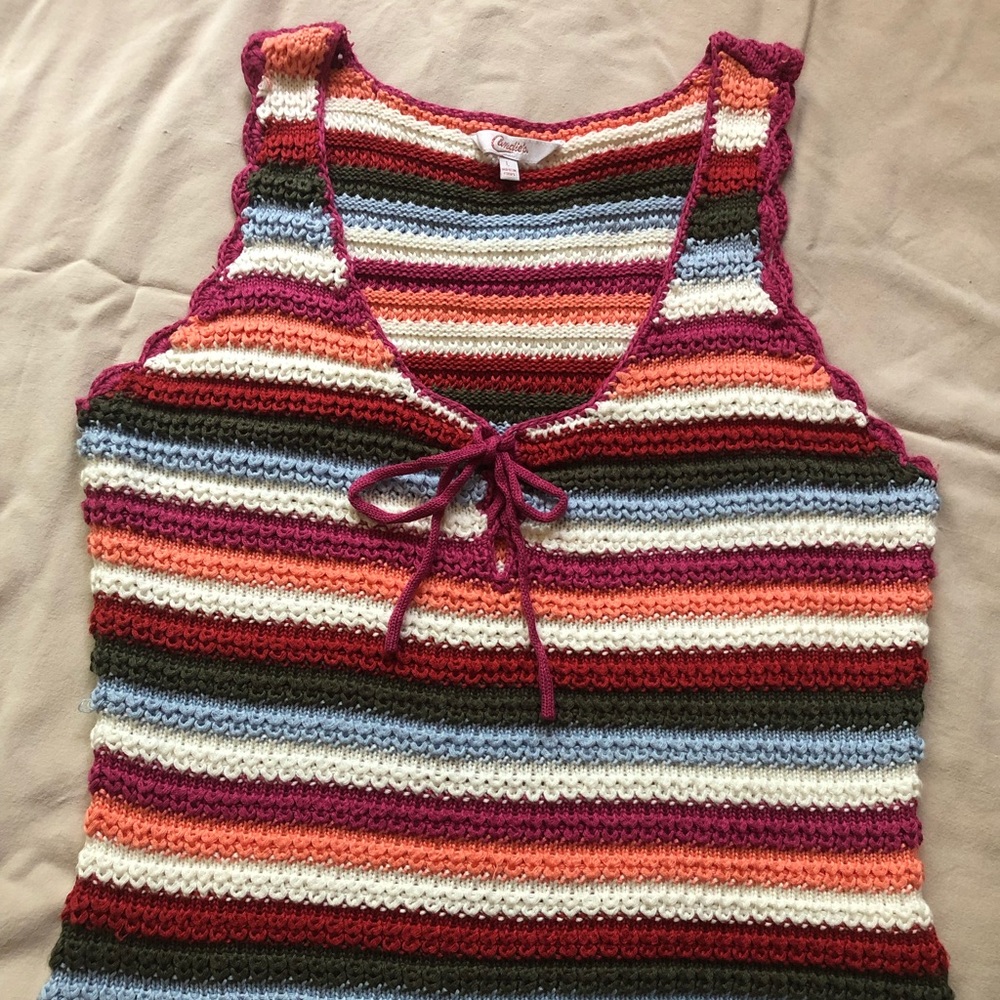 KNIT TANK TOP